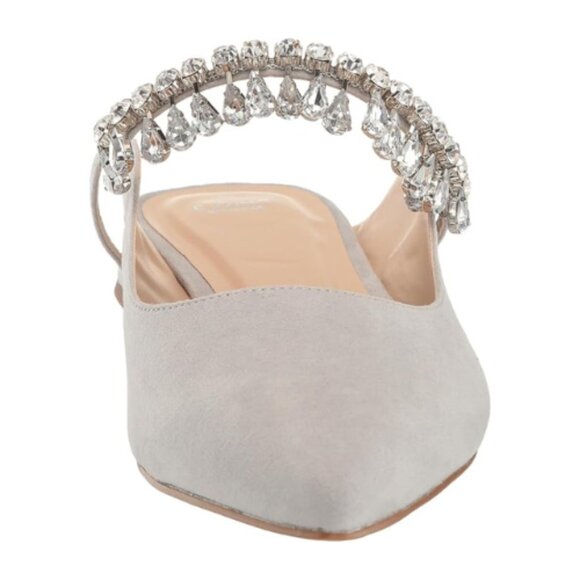 EVANS Women's Strappy Point Mule, Grey, 10 wide - Picture 5 of 6